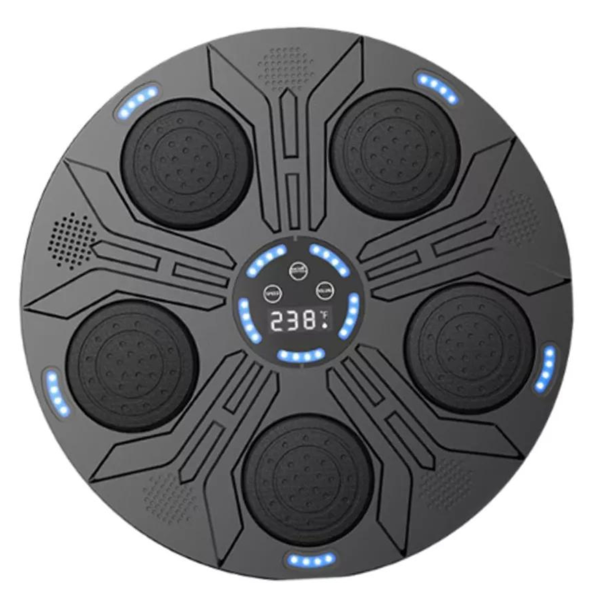 Máquina de Boxeo Profesional 🥊 Musical | 5 Parlantes + 5 RGB + Velocidad Ajustable