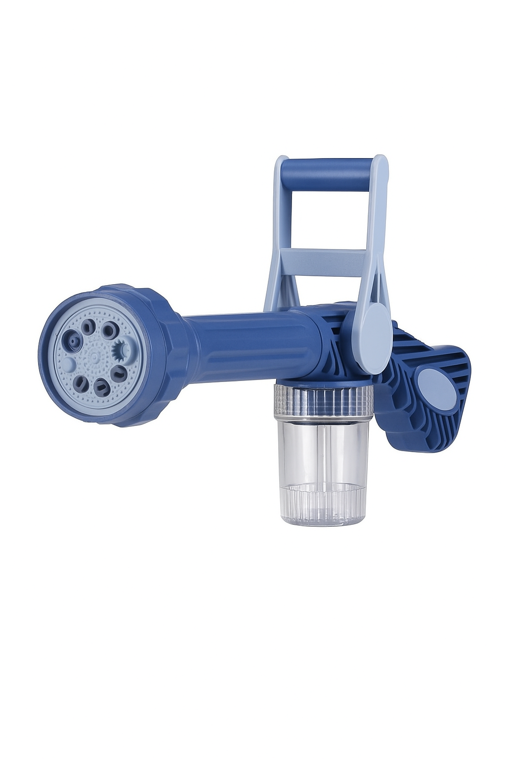 Pistola Pulverizadora 🚿 8 Patrones + Dispensador | Presión Ajustable para Jardín