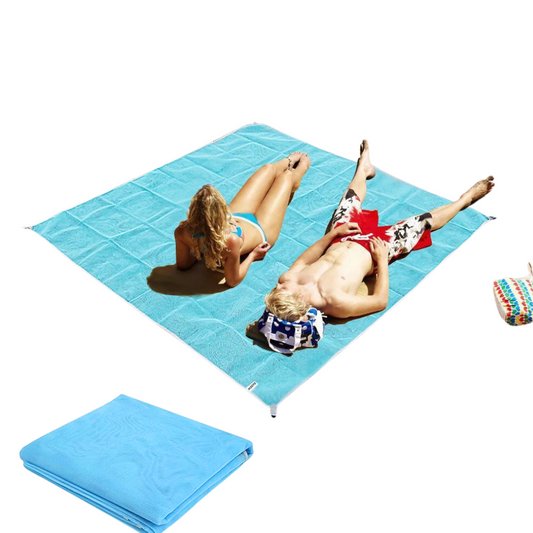 Manta Anti Arena 🏖️ 200×150 cm | Doble Capa + Impermeable (Color al Azar)