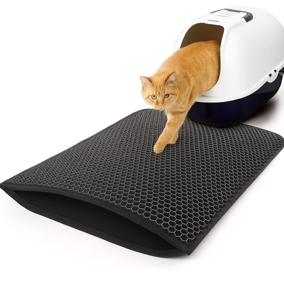 Alfombra Atrapaarena Premium 🐾 – Dile adiós al desorden del arenero