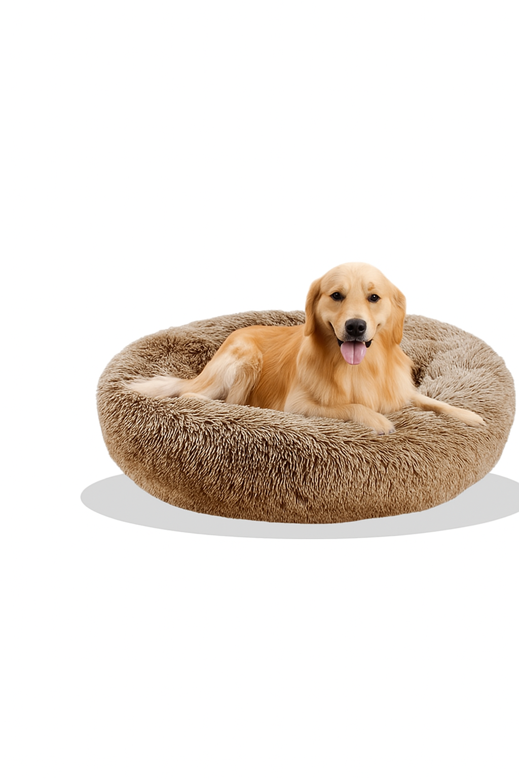 Cama Antiestrés de Felpa para Perros y Gatos 🐾 – Sueño profundo y comodidad garantizada