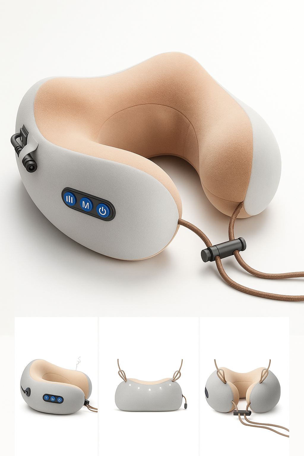 Almohadón Masajeador Cervical 💆‍♂️✨ – Relajación con espuma viscoelástica