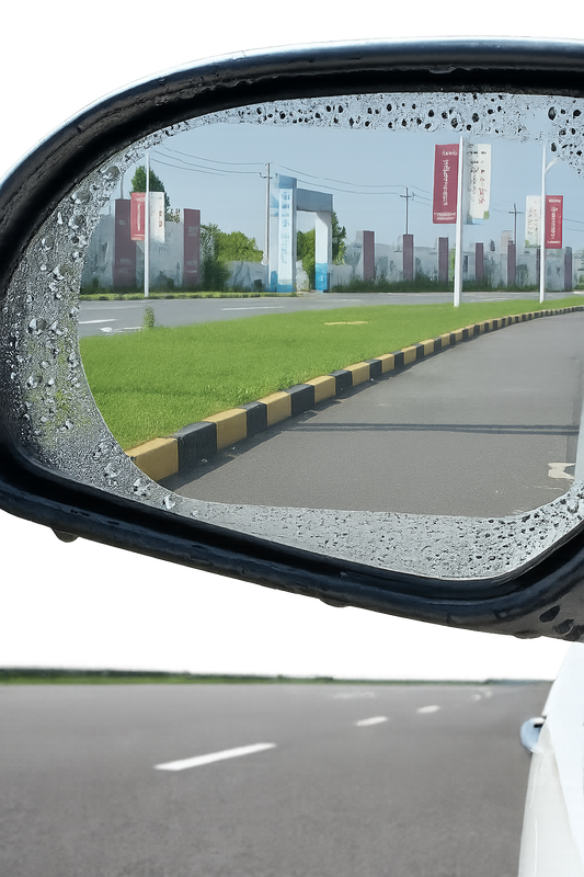 Láminas Protectoras Espejo Retrovisor 🚗💧 – Antivaho, Antideslumbrante & Impermeable (2 unid.)