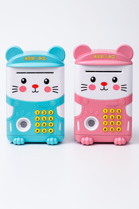 Alcancía Electrónica 🐷🔐 – Sonido, Huella & Contraseña | Niñ@s +3