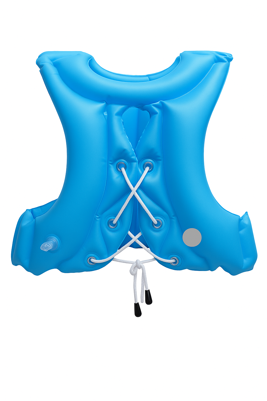 Chaleco Salvavidas Cruzado 🛟 Talla L – 3 Cámaras de Aire, Ajustable & Cuello Inflable