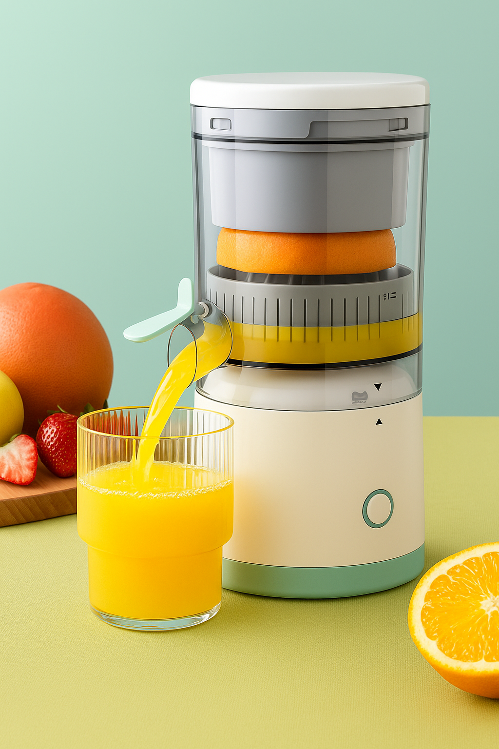 Exprimidor de Jugos 🍊 Portátil USB | Recargable 1500 mAh (0.3–0.5 L)