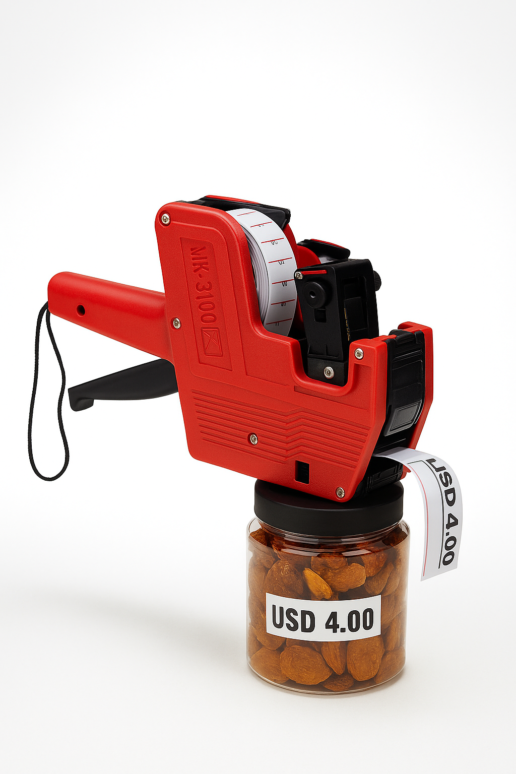 Máquina Etiquetadora de Precios 🏷️ 1 Línea | Rodillo Rellenable + Ligera