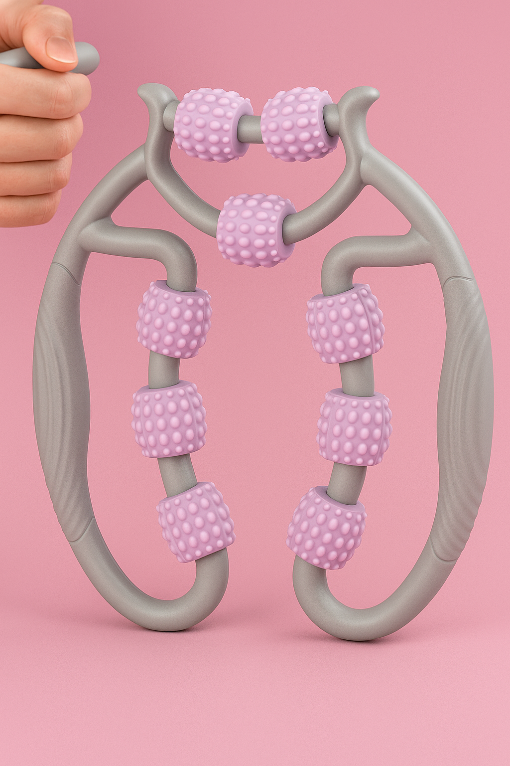 Masajeador Manual de Rodillos 360° 💆‍♀️ | Piernas, Brazos y Glúteos