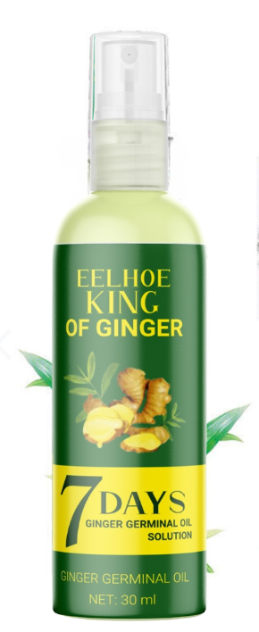 7 Days Crecimiento Capilar 🌿 – Aceite de Jengibre Vedora (30 ml)